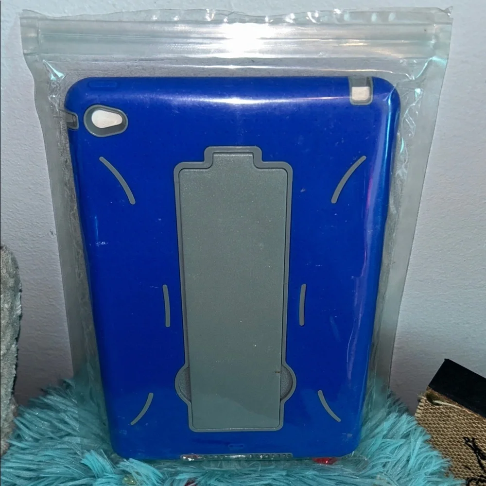 Blue Kickstand Tuff Case for iPad Mini 4